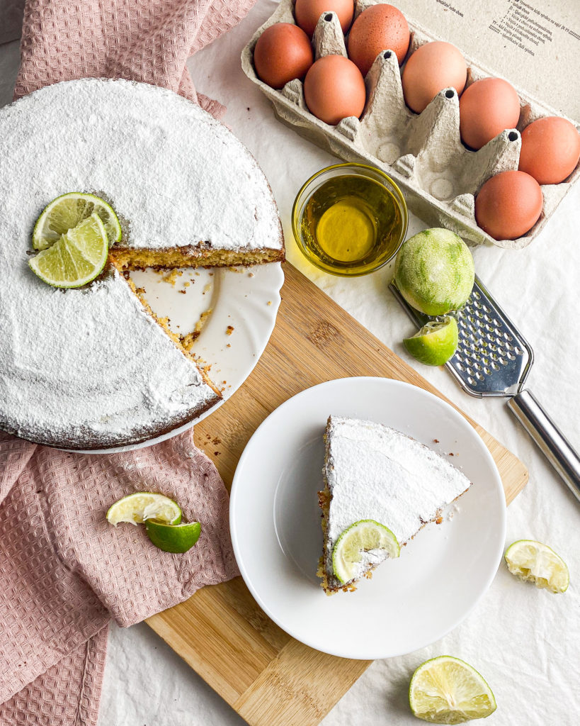 olive oil cake with lime