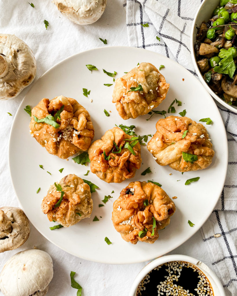 Spicy Mushroom Puffs
