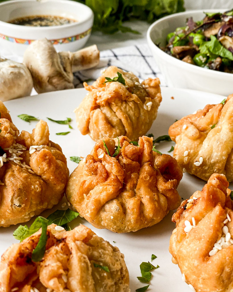 Spicy Mushroom Puffs
