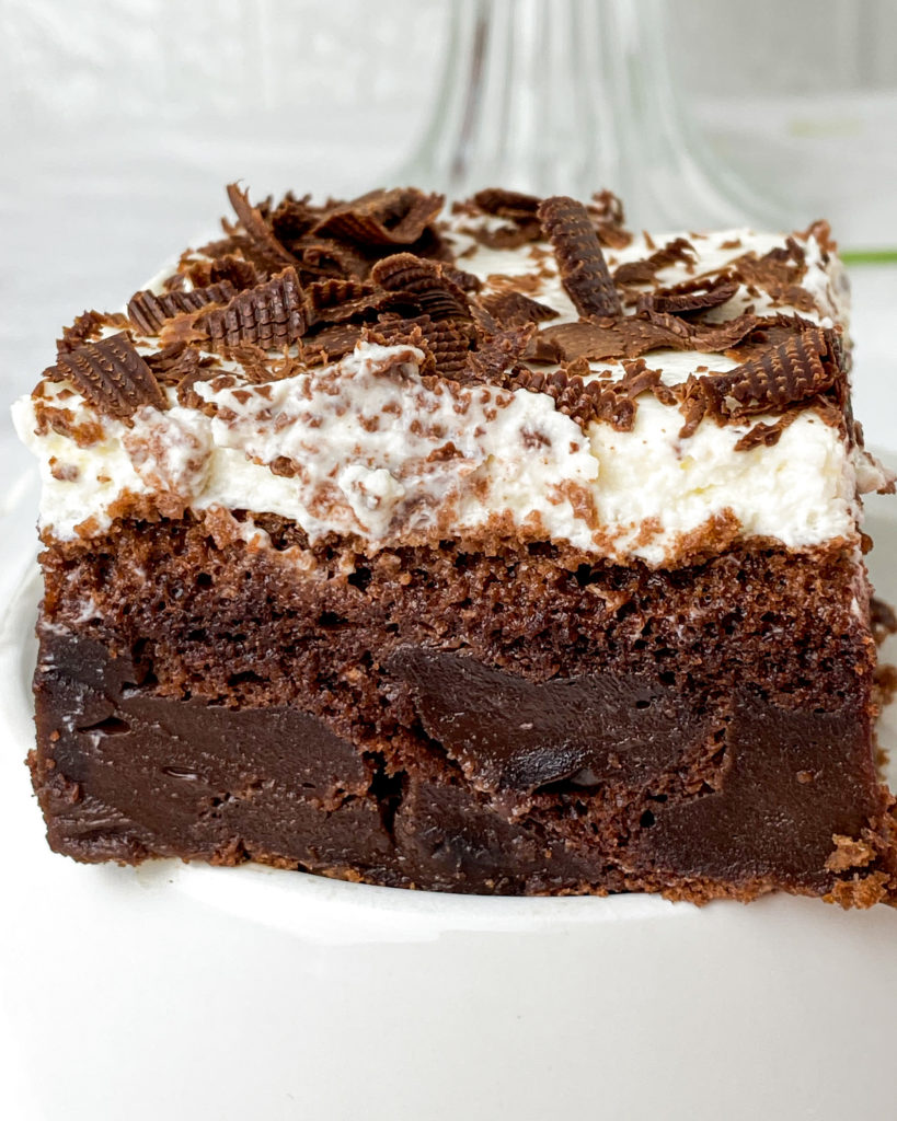 Chocolate Cake With Pudding