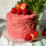 Fresh Strawberry Cake With Poppy Seeds