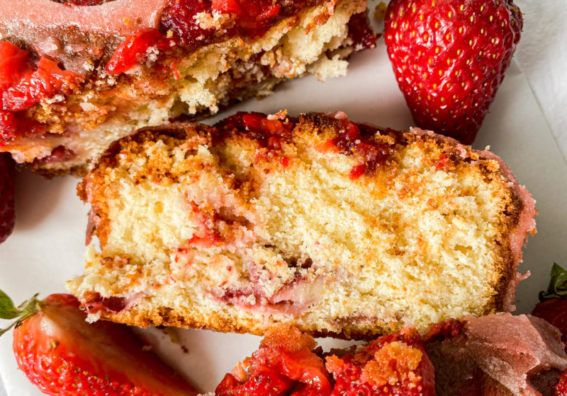 Strawberry Pound Cake