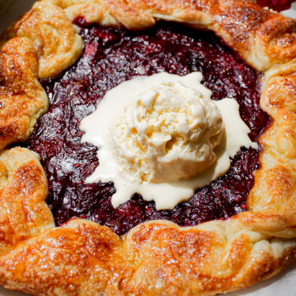 Easy Rhubarb Galette