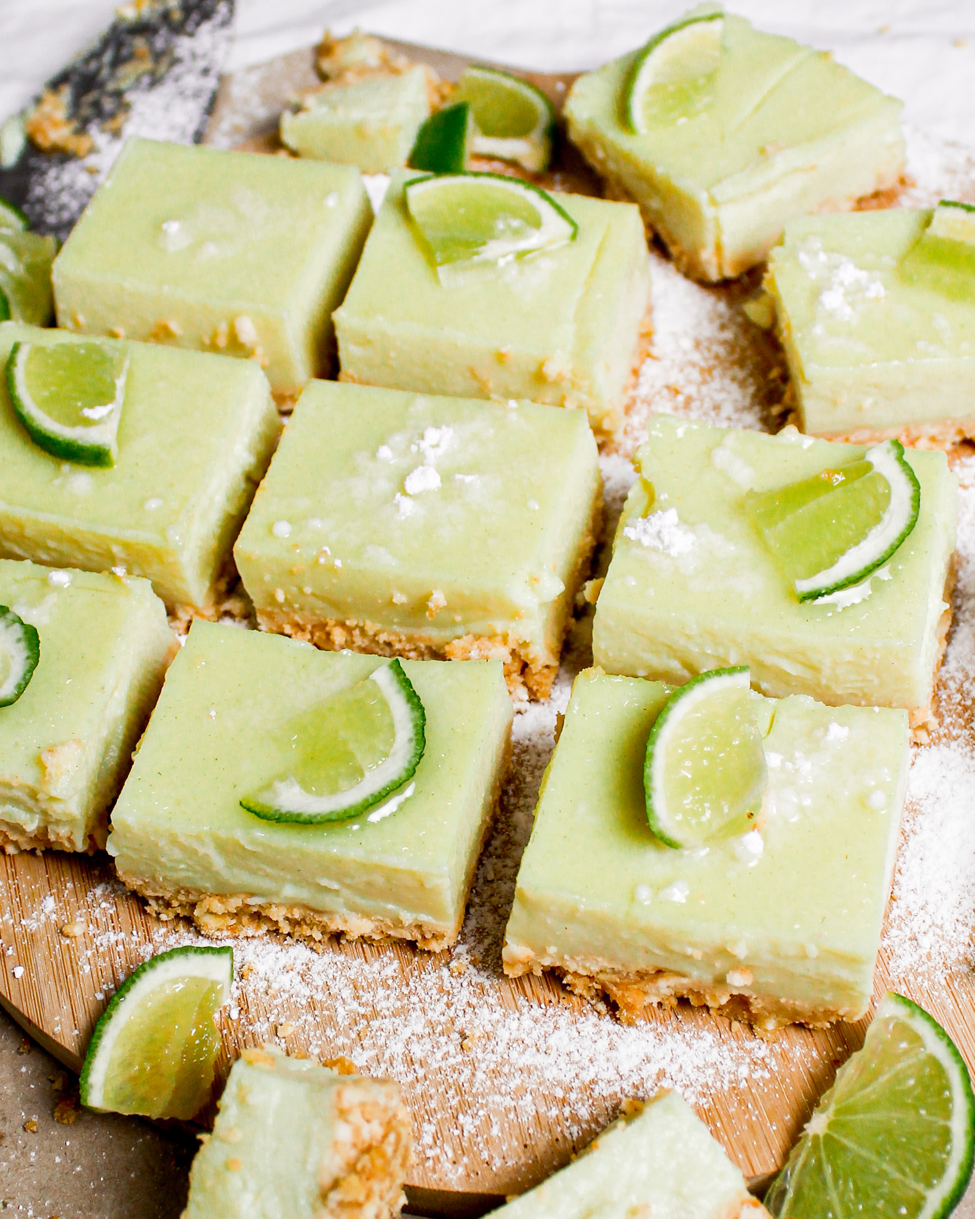 Lime Bars Without Condensed Milk
