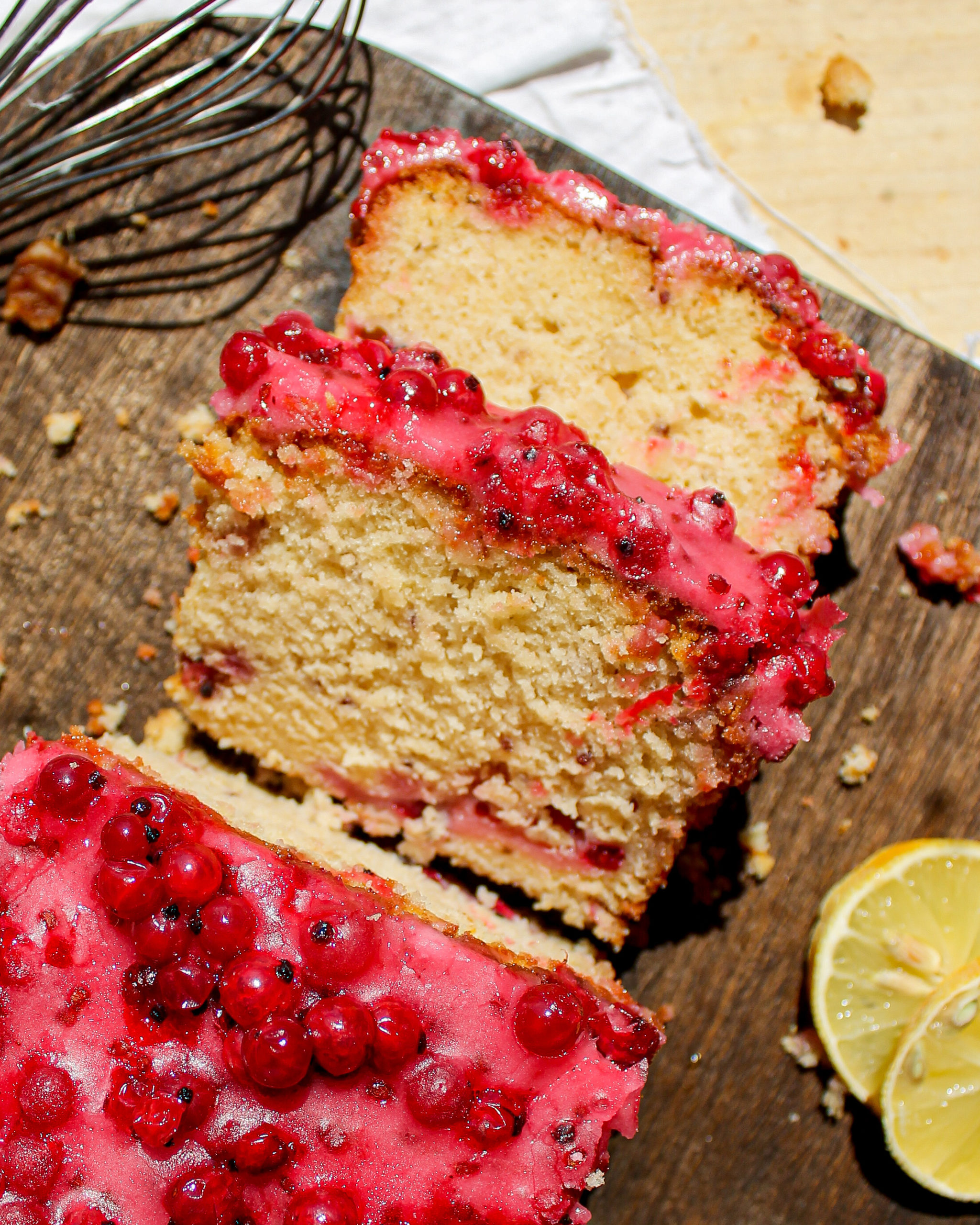 Red Currant Loaf cake