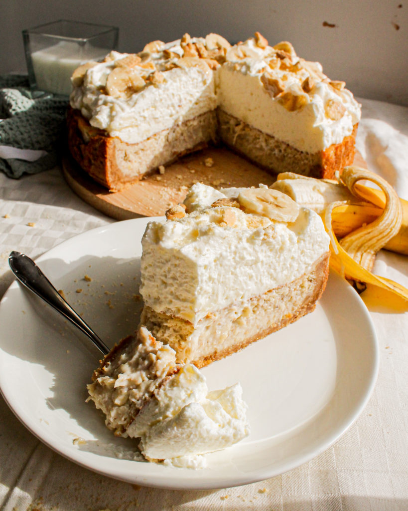 Creamy Banana Cheesecake – Mykhaila Eats