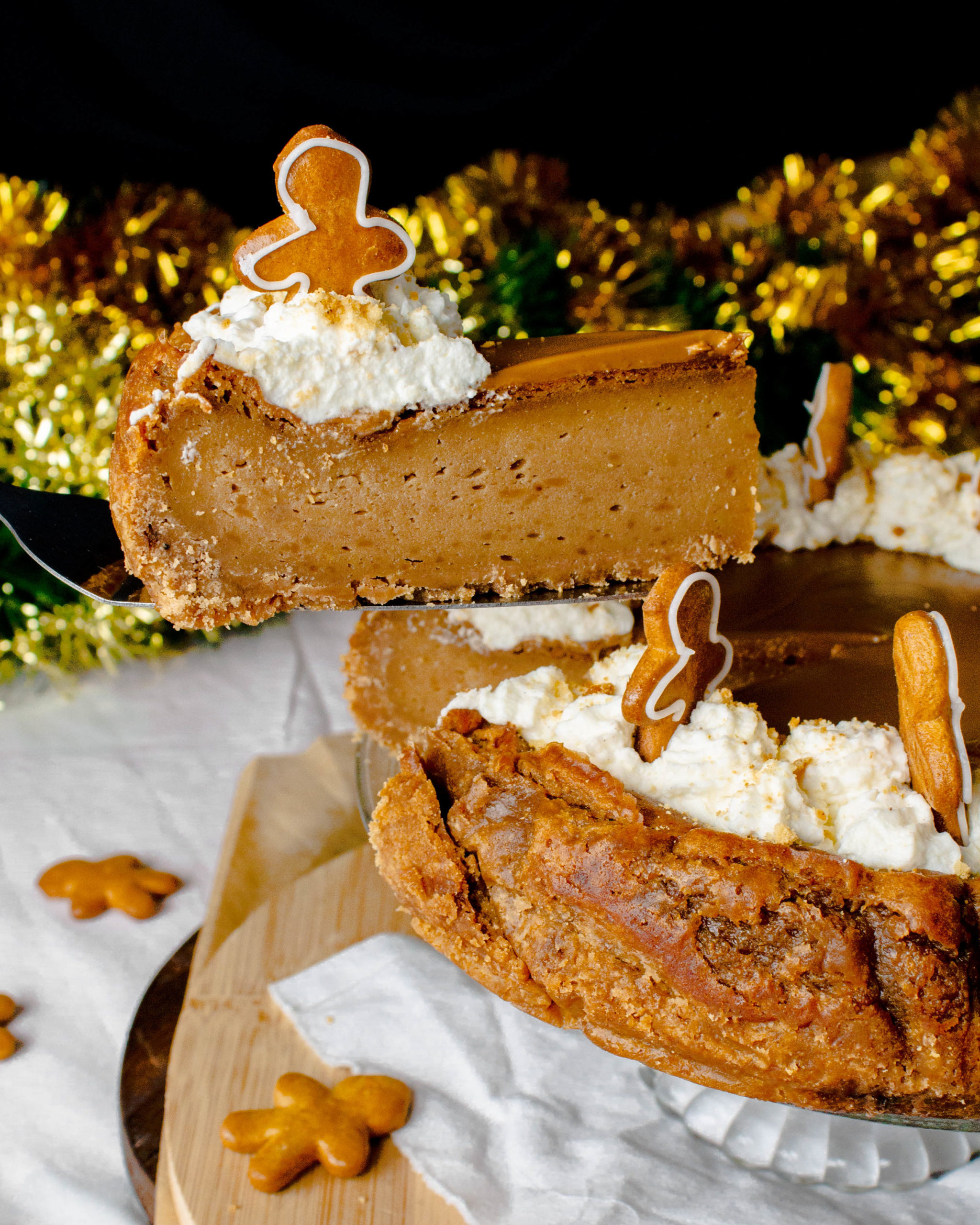 Cheesecake Gingerbread With Caramel