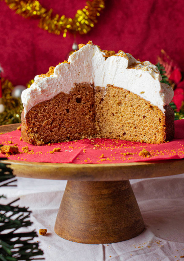 Gingerbread Cake With Whipped Cream