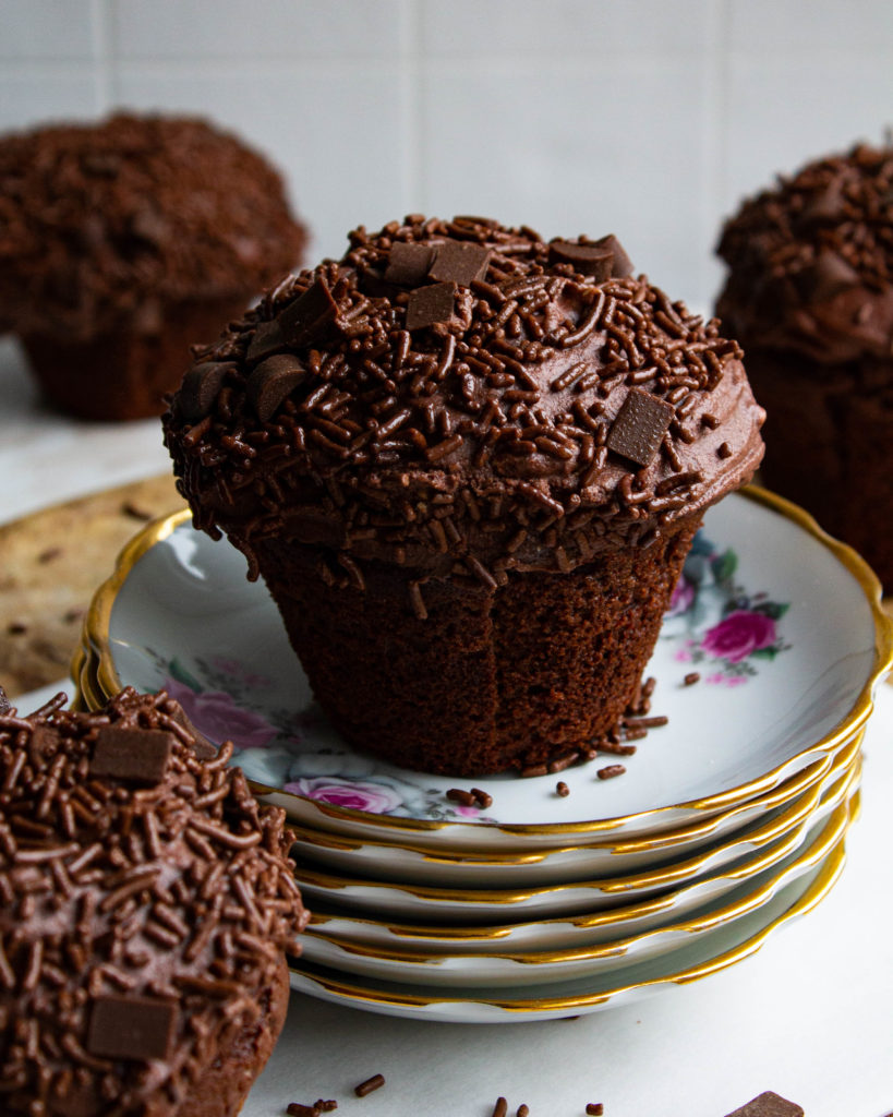 Double Chocolate Cupcakes – Mykhaila Eats