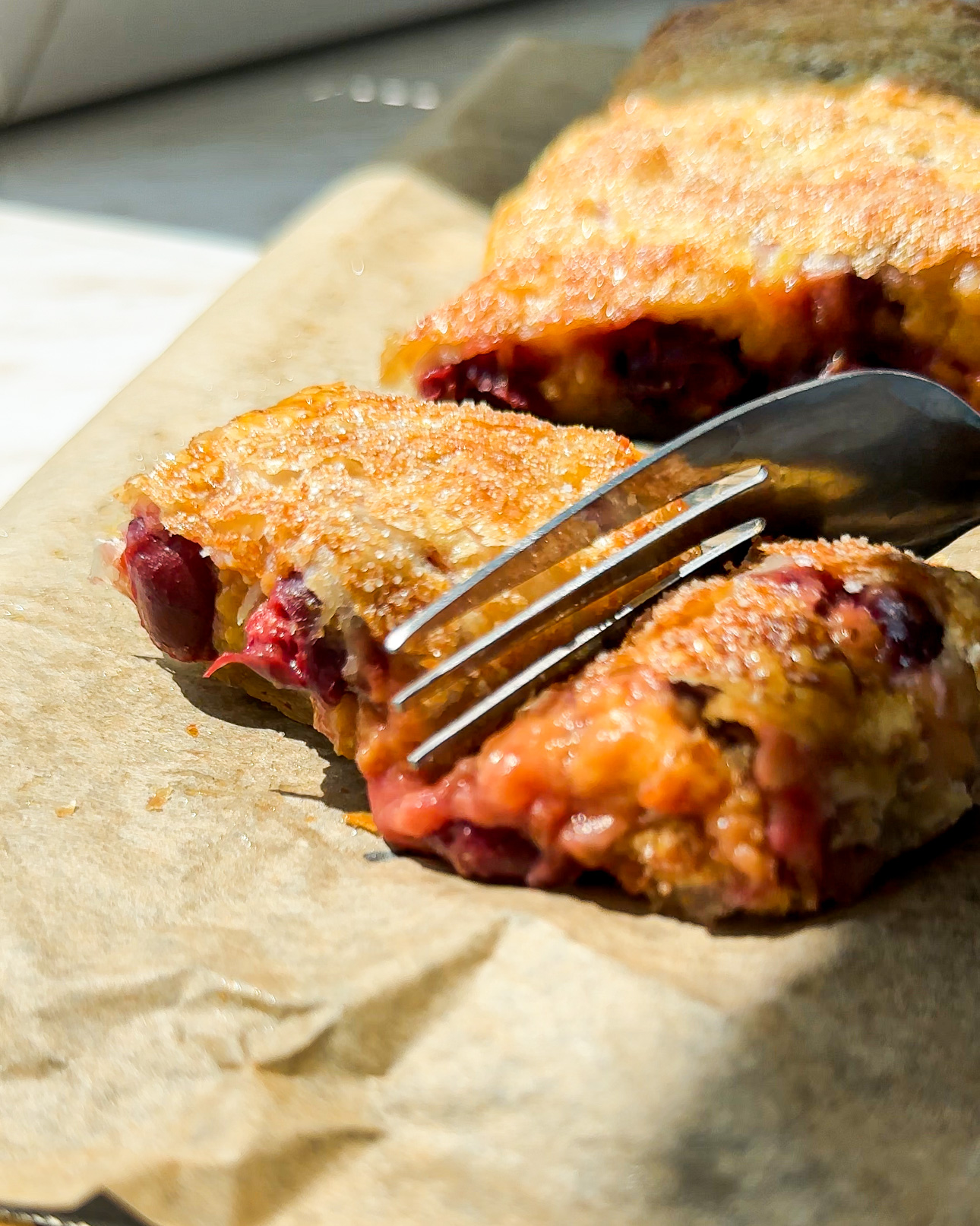 The Easiest Cherry Strudel

