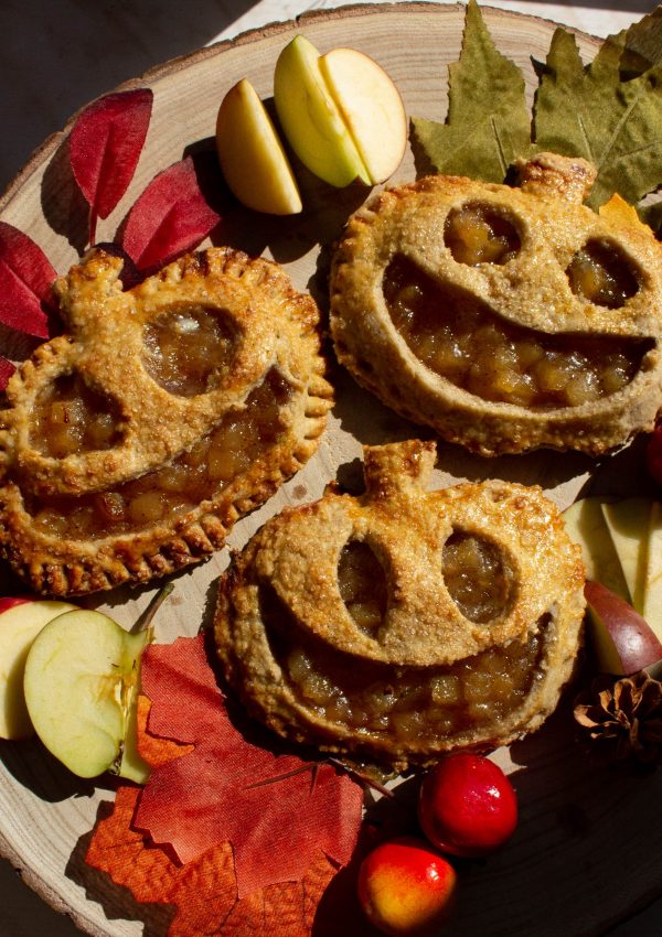 Pumpkin Pies with Apples