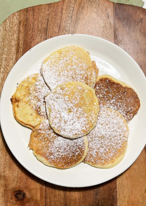 Fluffy Cottage Cheese Pancakes